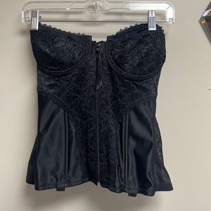 Fredricks of Hollywood Black Corset Top